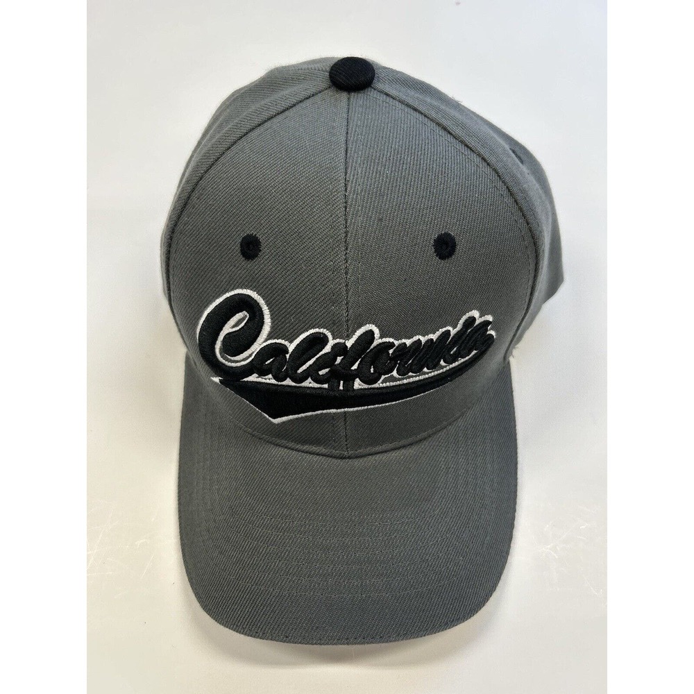 California State USA Logo Hat Strap Back Baseball Adjustable Cap Olive Green New